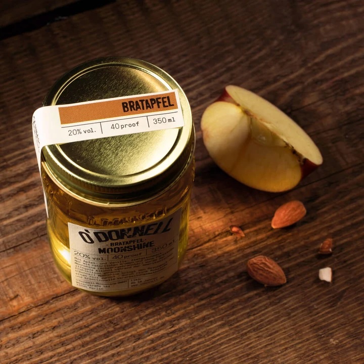 Bratapfel Odoonell Moonshiner 350ml 2 Bratapfel Odoonell Moonshiner 350ml 2