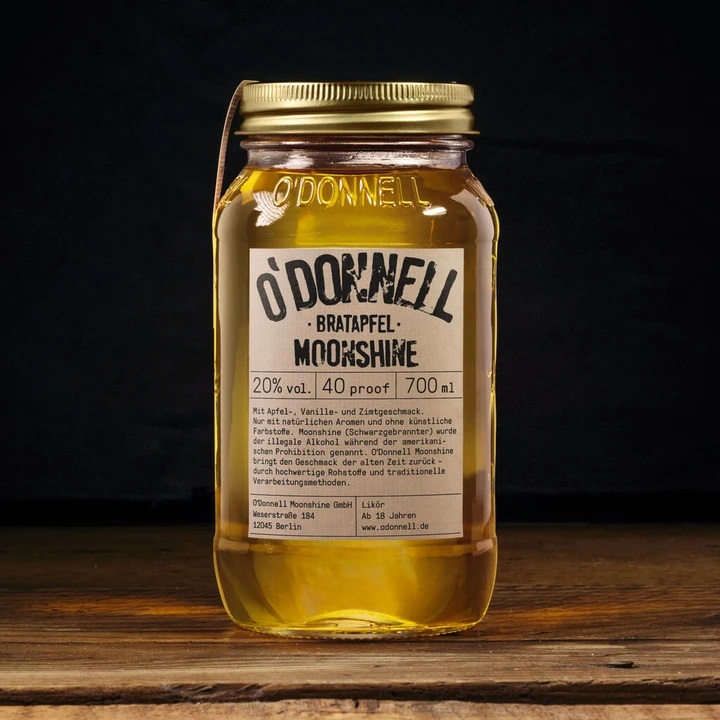 Bratapfel Odoonell Moonshiner 700ml 1 Bratapfel Odoonell Moonshiner 700ml 1