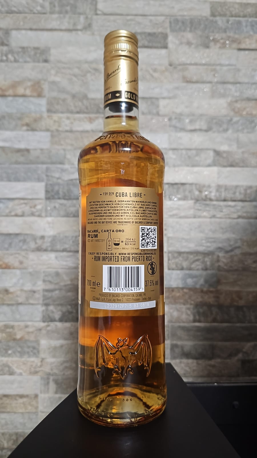 Bacardi Carta Oro Superior Gold Rum 2 Bacardi Carta Oro Superior Gold Rum 2