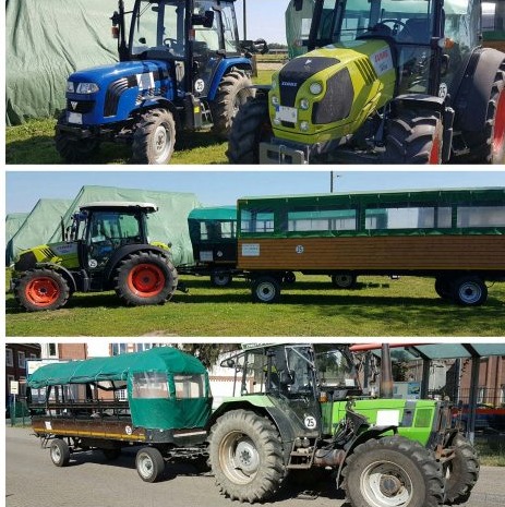 Planwagenfahrten mit Trecker